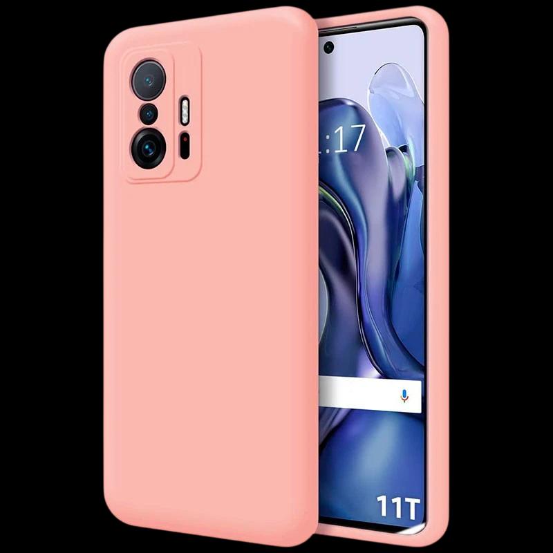 Capa Xiaomi 11T / 11T Pro Square Liquid Premium Rosa
