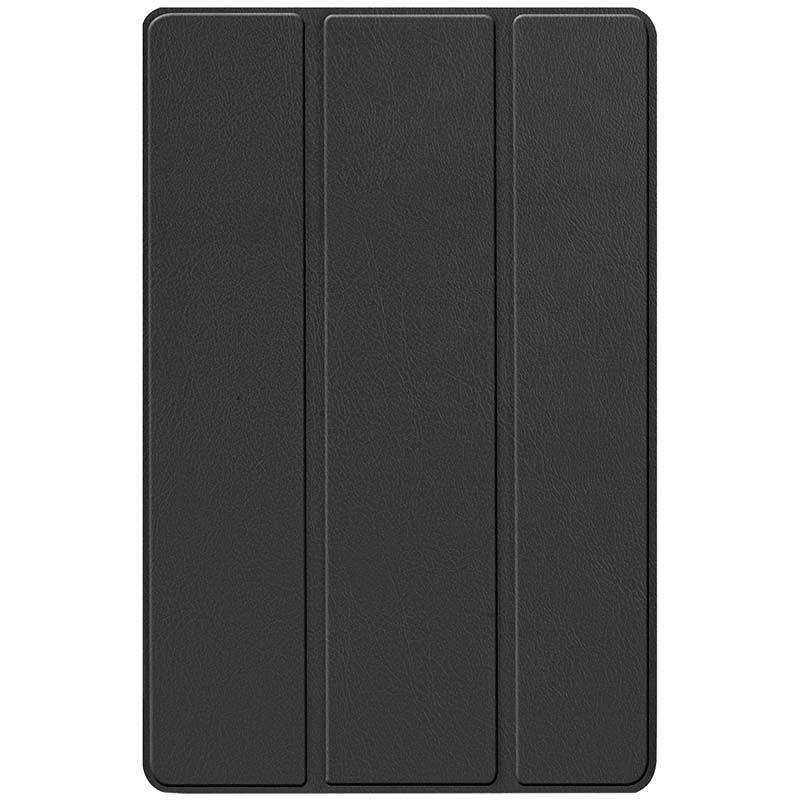 Coque Xiaomi Pad 8 / 8 Pro Compatible Noir, étui folio noir à rabats trifold, texture cuir, protection intégrale, fonction support pour visionnage hands free