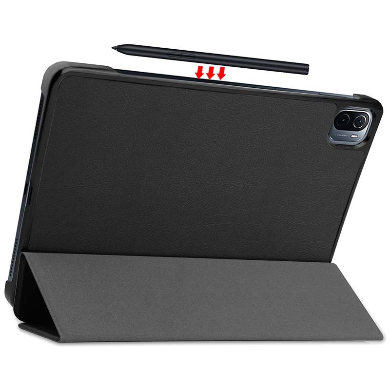 Funda Compatible Negra para Xiaomi Pad 5 / 5 Pro con stylus pen