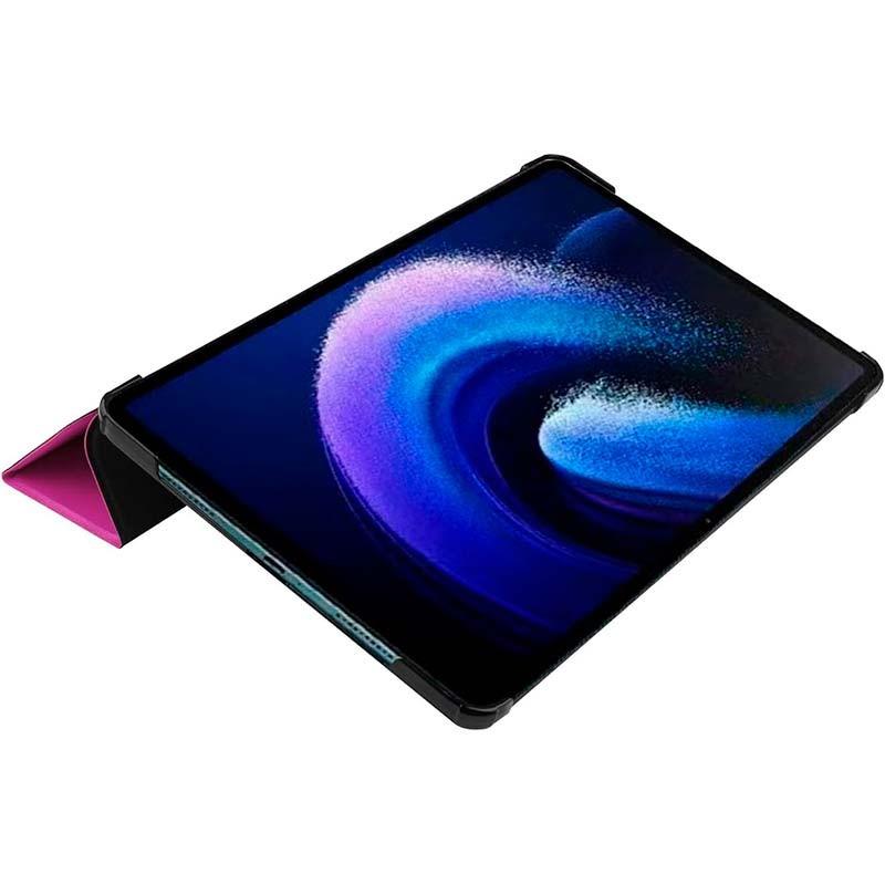 modo suporte da Capa Compatível roxa para Xiaomi Pad 6