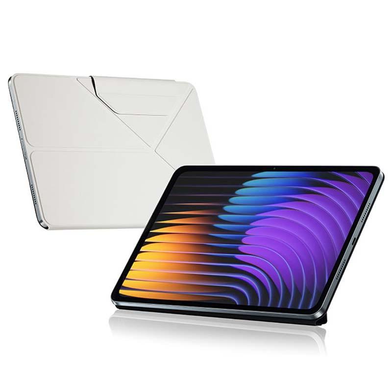 Xiaomi Pad 7 Cover Gris - vue de face et arrière