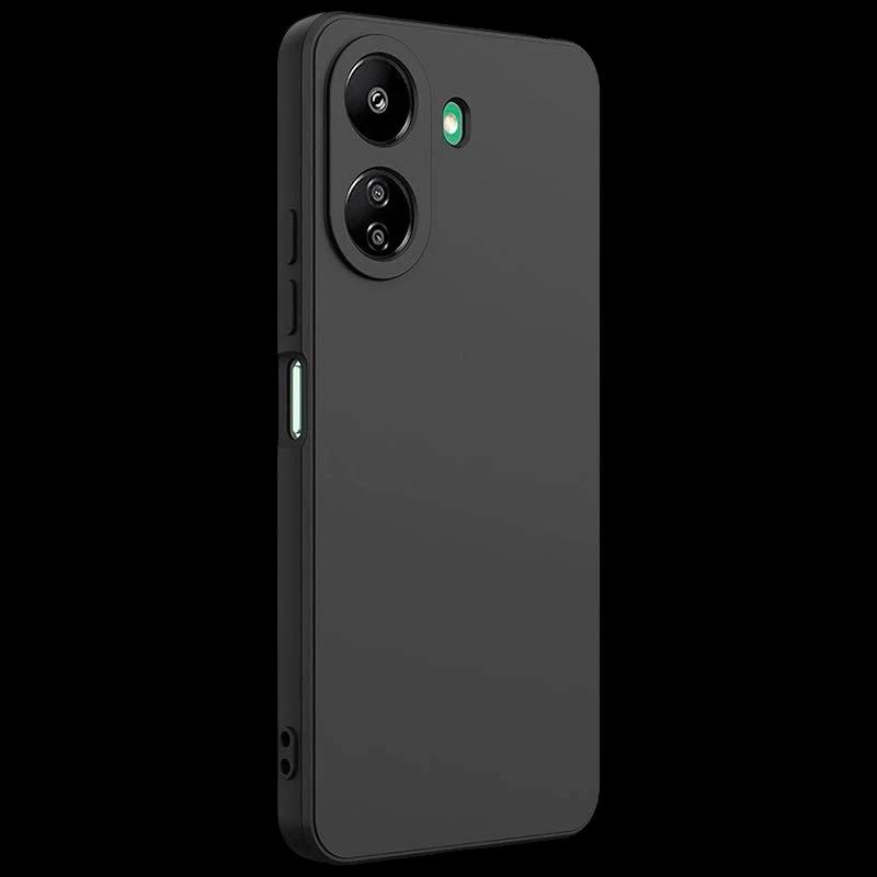 Coque Square Liquid Premium noir pour Xiaomi Redmi 13C