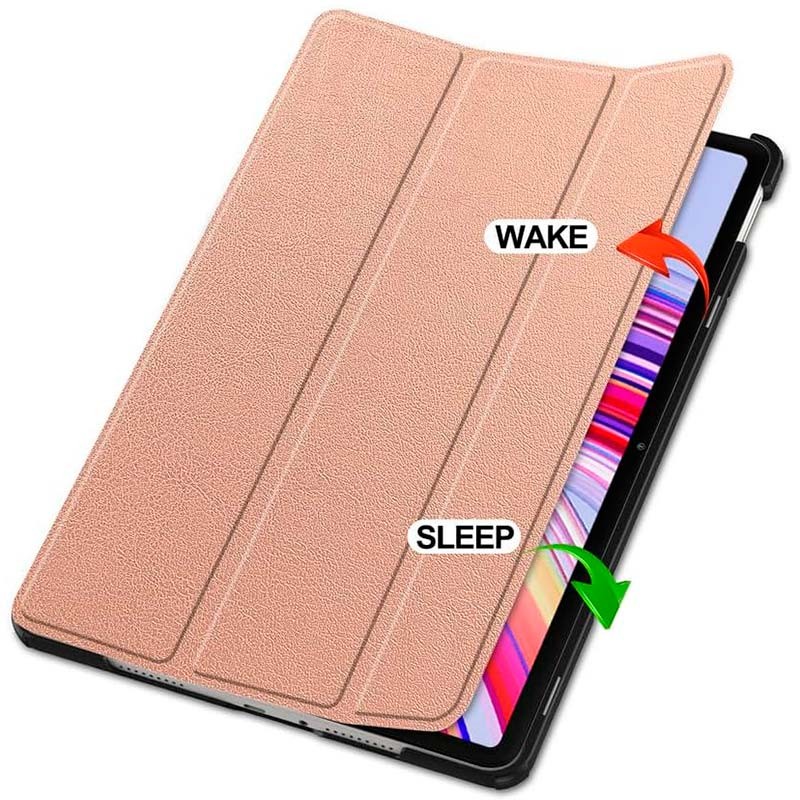 tampa frontal da Capa Compatível dourado rosa para Xiaomi Redmi Pad Pro