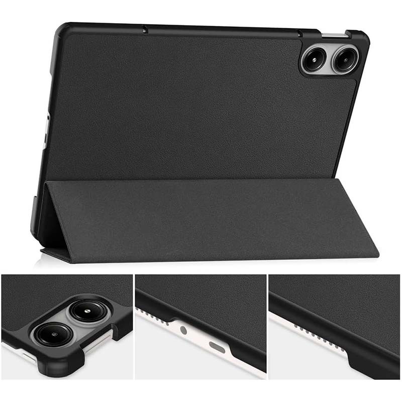 vista detallada de la Funda Compatible negra para Xiaomi Redmi Pad Pro