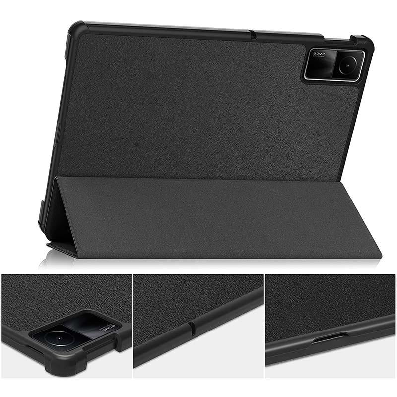 vista detallada de la Funda Compatible negra para Xiaomi Redmi Pad SE