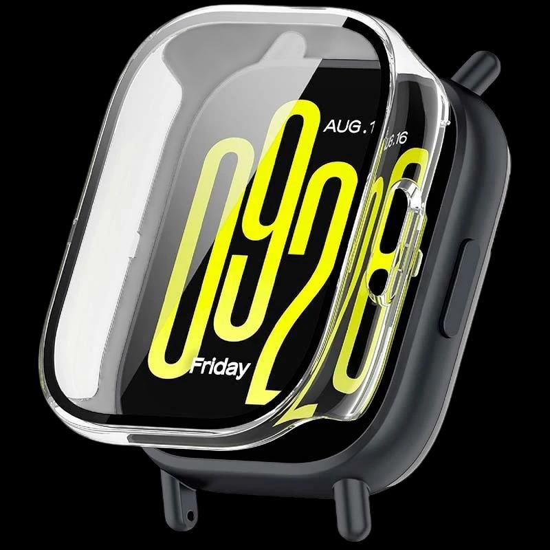 Funda PC + Cristal Templado Xiaomi Redmi Watch 5 Active Transparente
