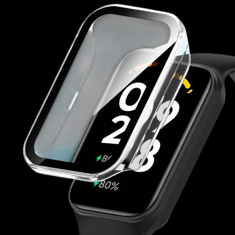 Funda PC + Cristal Templado Xiaomi Mi Smart Band 8 Active Transparente