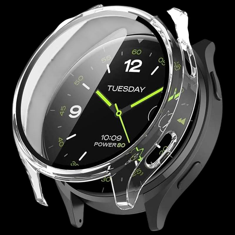 Coque PC + Verre Trempé Xiaomi Watch 2 Transparent