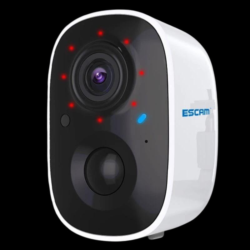 Escam G14 2MP Full HD Visión nocturna Reconocimiento por IA Blanco - Cámara de vigilancia