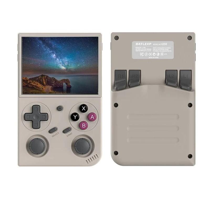 Anbernic G350 1 Go/64 Go Gris image avant et arrière