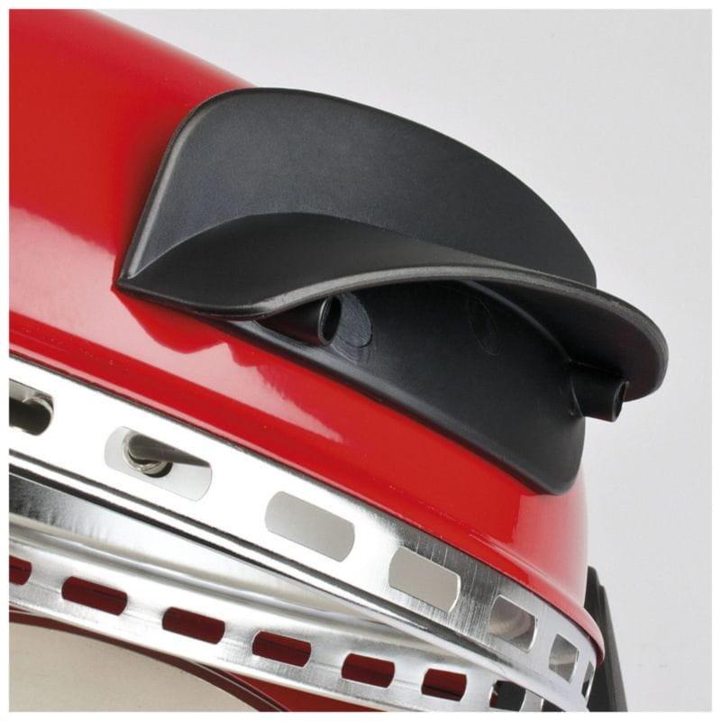 Detalle del asa del Horno de pizza G3 Ferrari Delizia 1200W Rojo