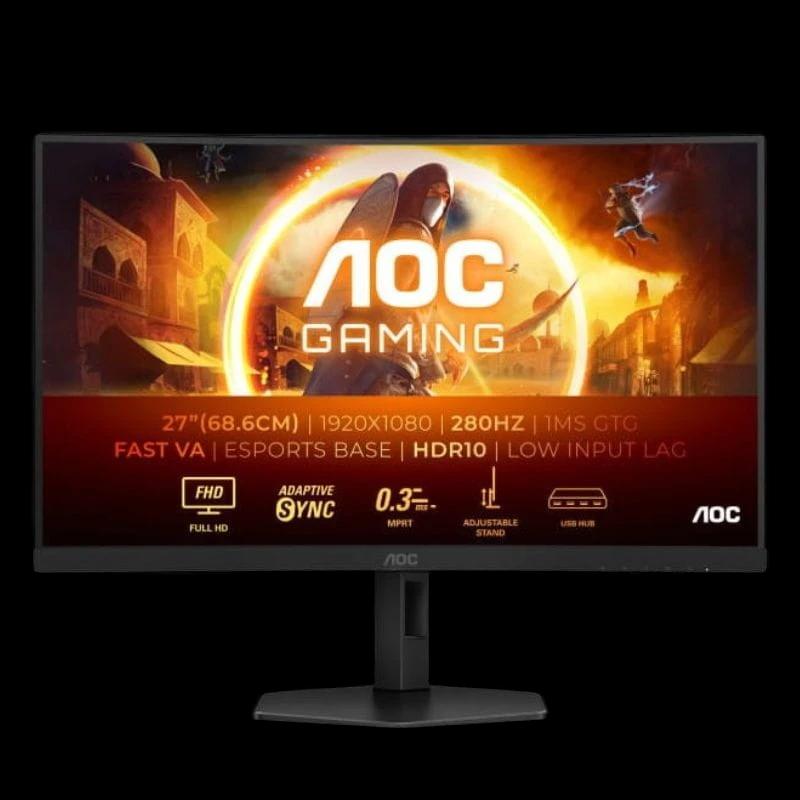 AOC G4 C27G4ZXU 27 Full HD Fast VA NVIDIA G-SYNC Preto - Monitor para PC