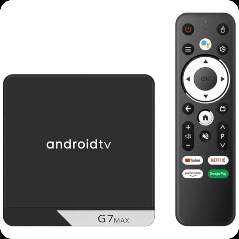 G7 Max S905X4 4Go/64Go Commande Vocale Double Wifi Android 11 - Android TV