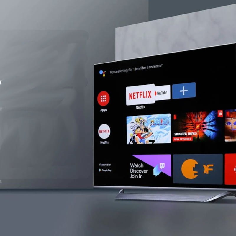 Vista frontal de G7 Mini S905W2 2GB/16GB Dual Wifi Control por Voz Android 11 - Android TV