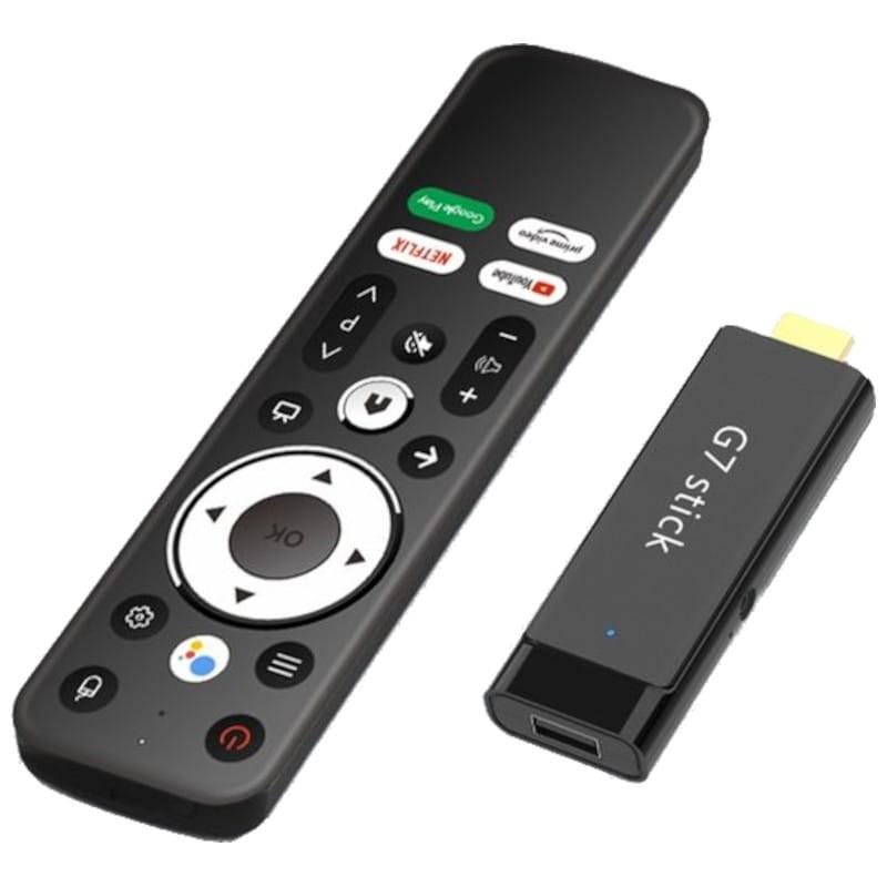 Commande de contrôle de G7 Stick S905Y4 2 Go/16 Go Double Wifi Commande Vocale Android 11 - Android TV