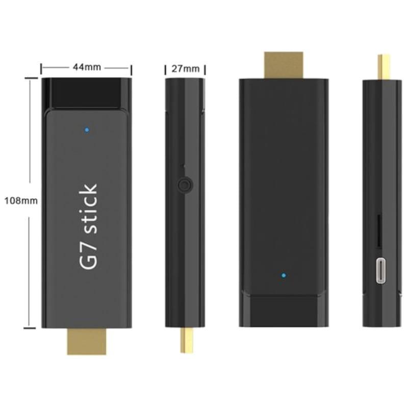 Dimensions de G7 Stick S905Y4 2 Go/16 Go Double Wifi Commande Vocale Android 11 - Android TV