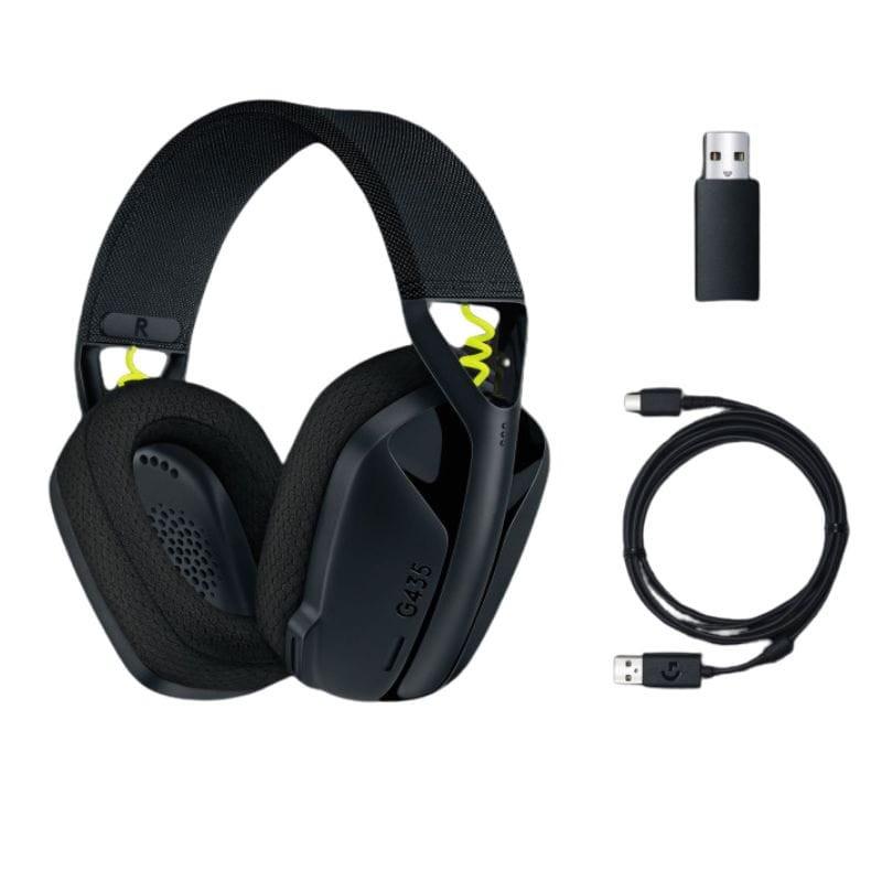 Logitech G G435 Bluetooth Negro - Auriculares Gaming contenido de la caja