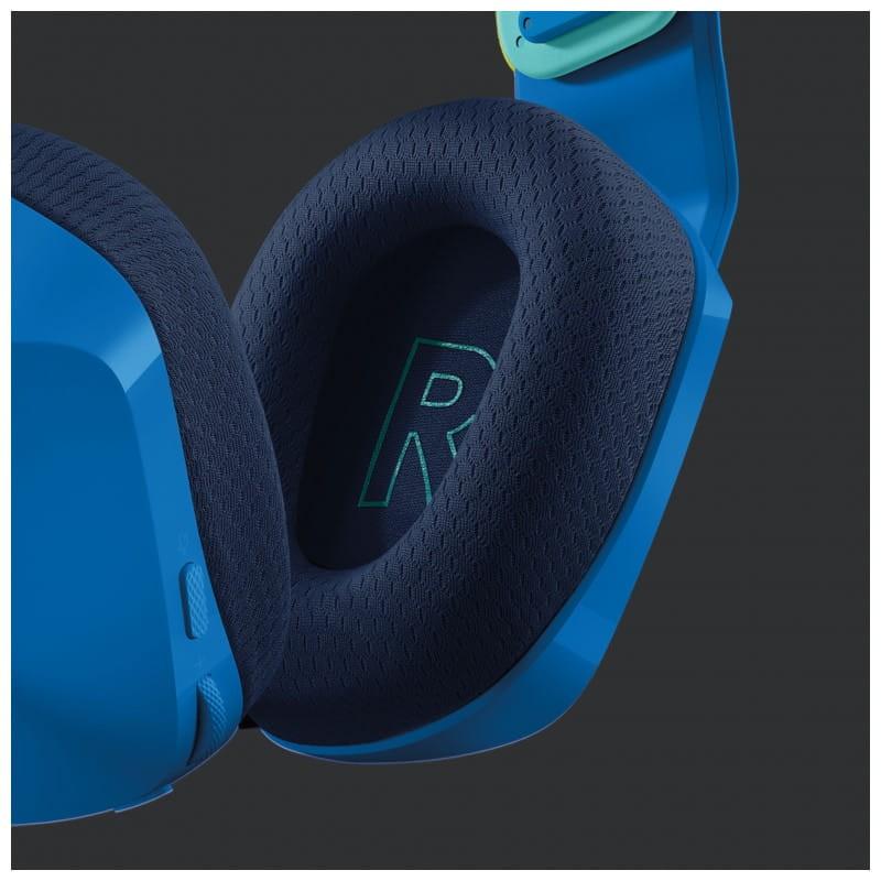 Logitech G G733 Wireless RGB Blue - Casque de jeu - détail du rembourrage