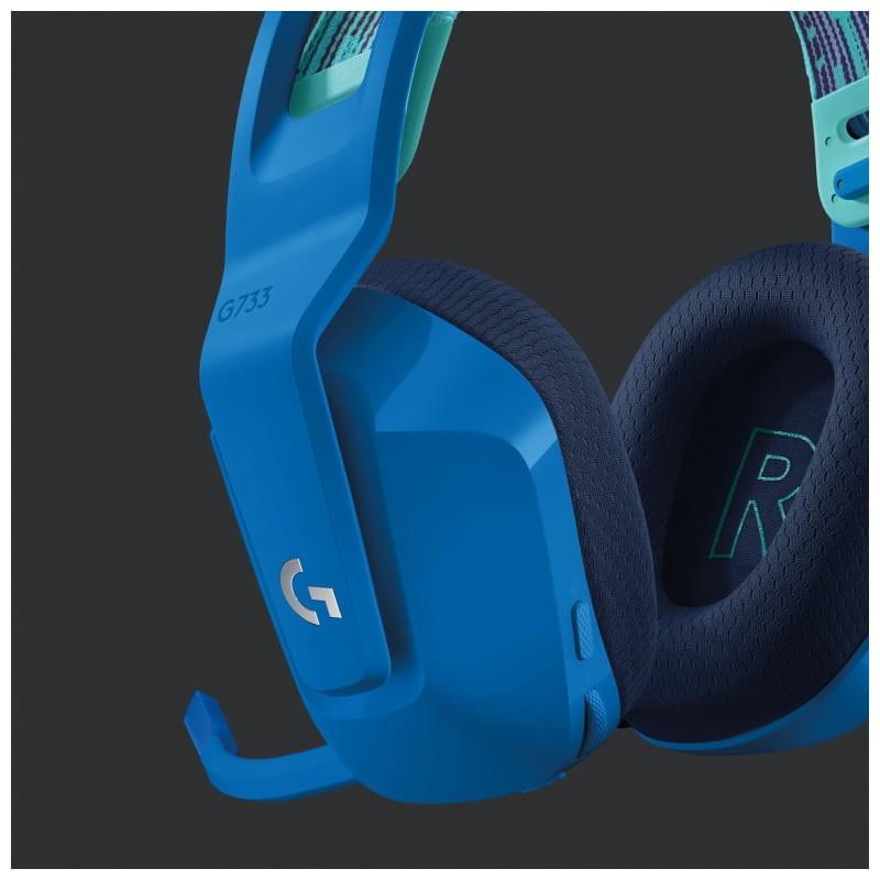 Logitech G G733 Wireless RGB Blue - Casque de jeu Détails du casque