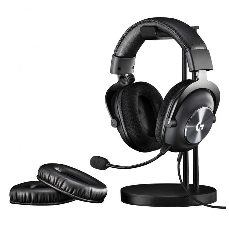 Logitech G Pro X Wireless Black - Casque de jeu avec coussinets et station d'accueil