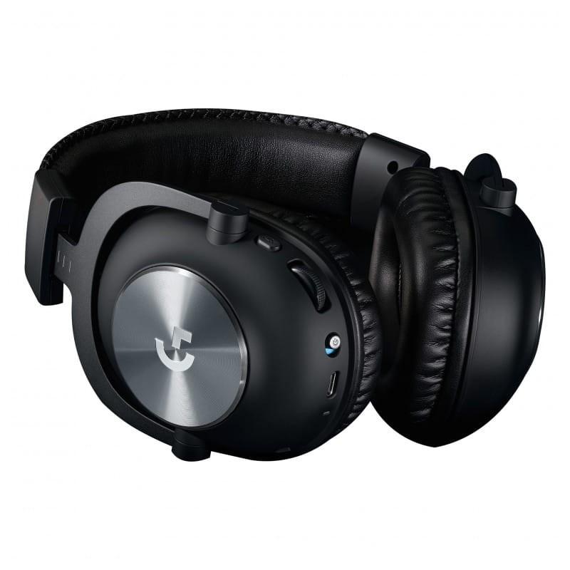 Logitech G Pro X Wireless Black - Casque de jeu avec vue de dessous