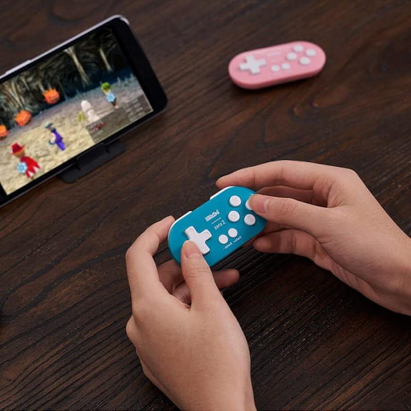Manette de jeu Bluetooth 8BitDo Zero 2 Bleu - Jeux