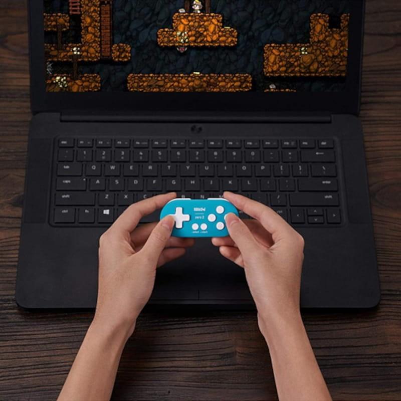 Manette de jeu Bluetooth 8BitDo Zero 2 Bleu - Contrôler
