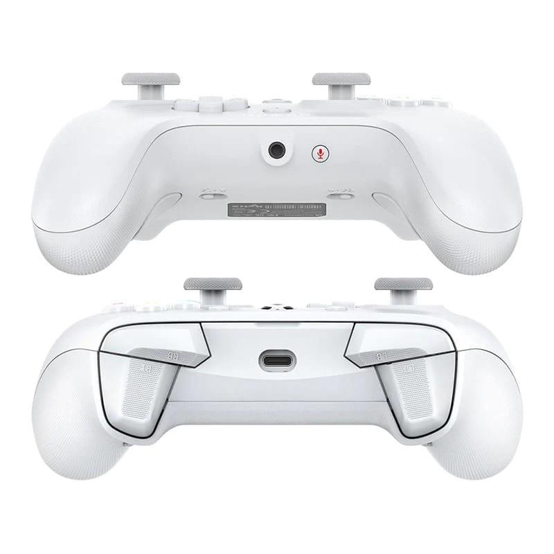 Vista superior e inferior do gamepad GameSir G7 SE branco