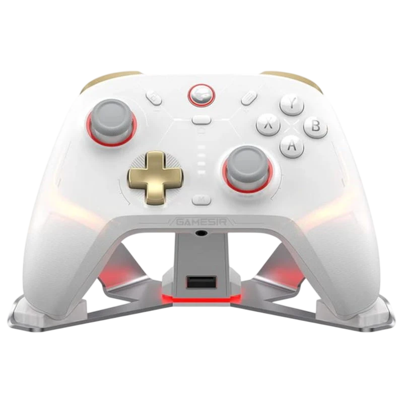 Mando GameSir Cyclone 2 Daybreak Blanco con soporte - Gamepad Nintendo Switch/PC/Smartphones