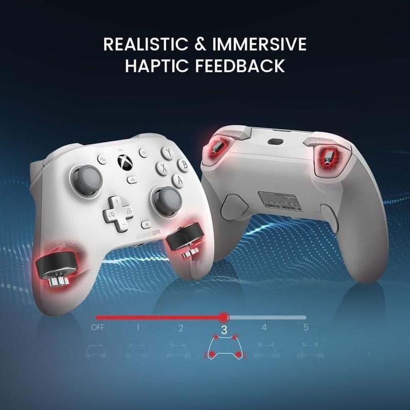 Cómodo de Mando GameSir G7 HE Blanco - Gamepad XBOX/PC