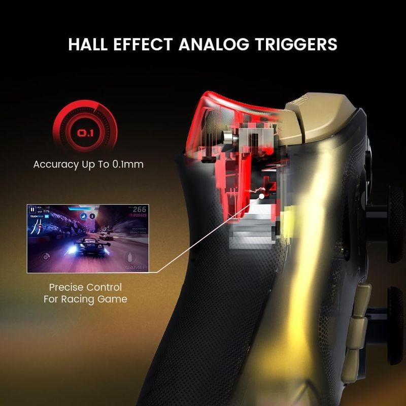Déclencheurs de Manette GameSir Kaleid Flux Noir - Manette de jeu pour XBOX/PC