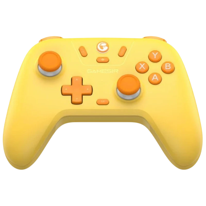 Mando GameSir T4 Nova Lite Inalámbrico Amarillo - Para Nintendo Switch/PC/Smartphone/Tablet/iOS/Android TV Box - Con Efecto Hall