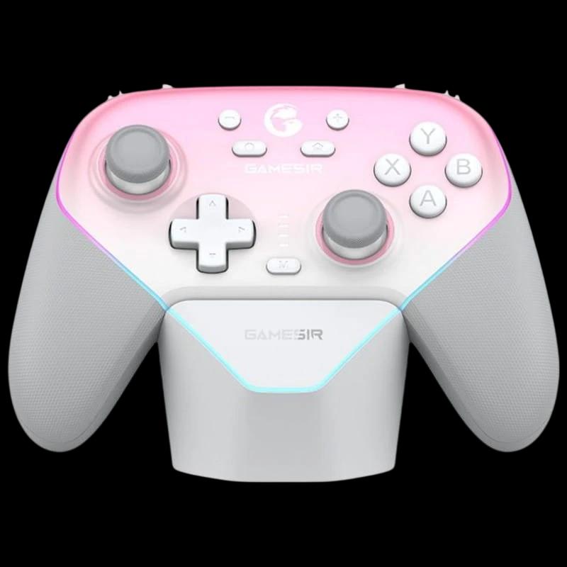 Comando GameSir Super Nova Whipped Pink - Para Nintendo Switch/PC/Smartphone/Tablet/iOS/Android TV Box