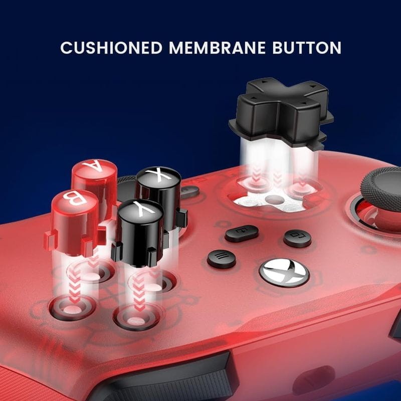 Adaptável Comando GameSir T7 Vermelho - Comando para XBOX / PC