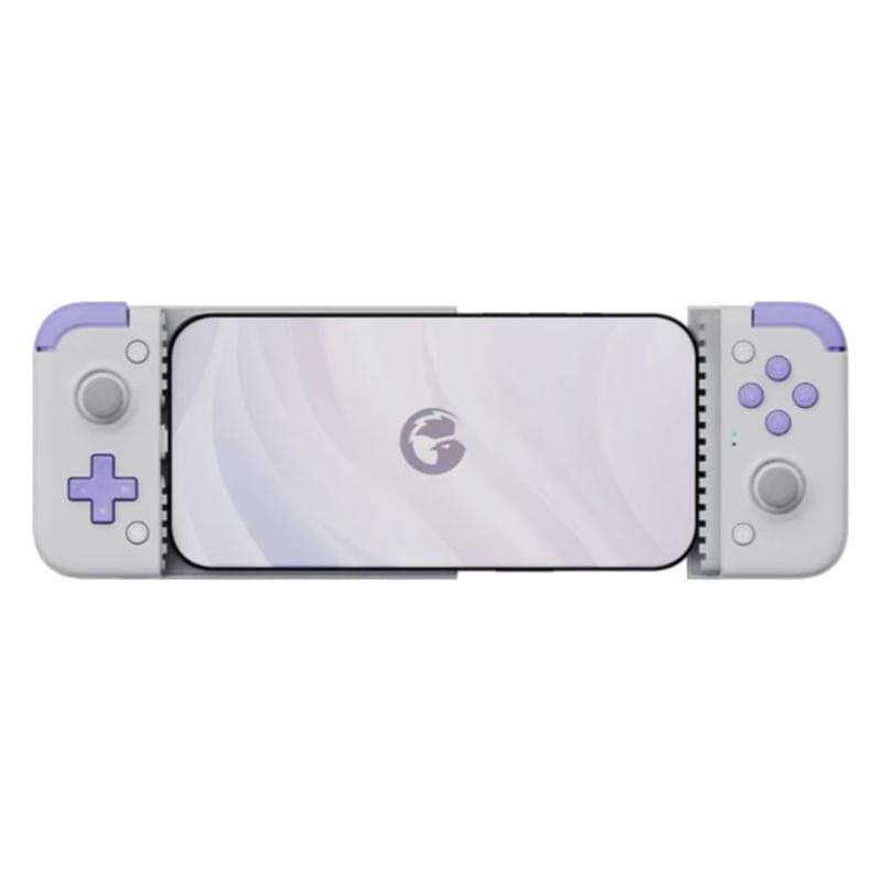 Vista frontal do Gamepad Gamesir X2s Branco / Violeta