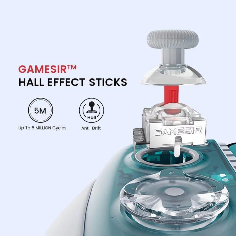 Bastões de Gamepad Gamesir X3 Pro Branco - Gamepad para smartphones