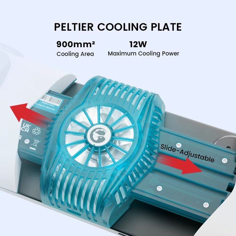 Ventoinha de Gamepad Gamesir X3 Pro Branco - Gamepad para smartphones