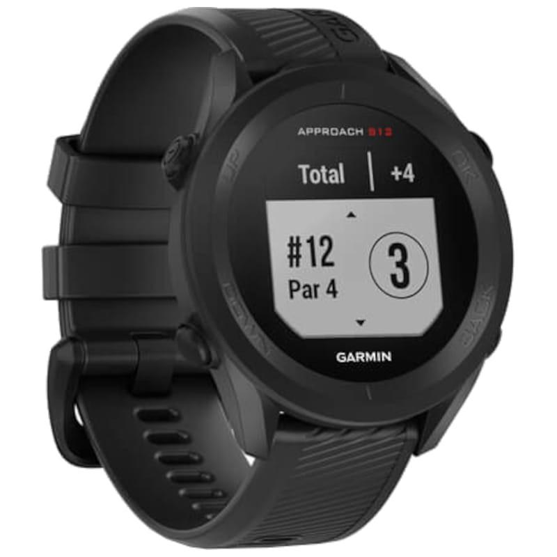 Garmin Approach S12 Preto GPS (satélite) - Smartwatch Vista frontal lado direito