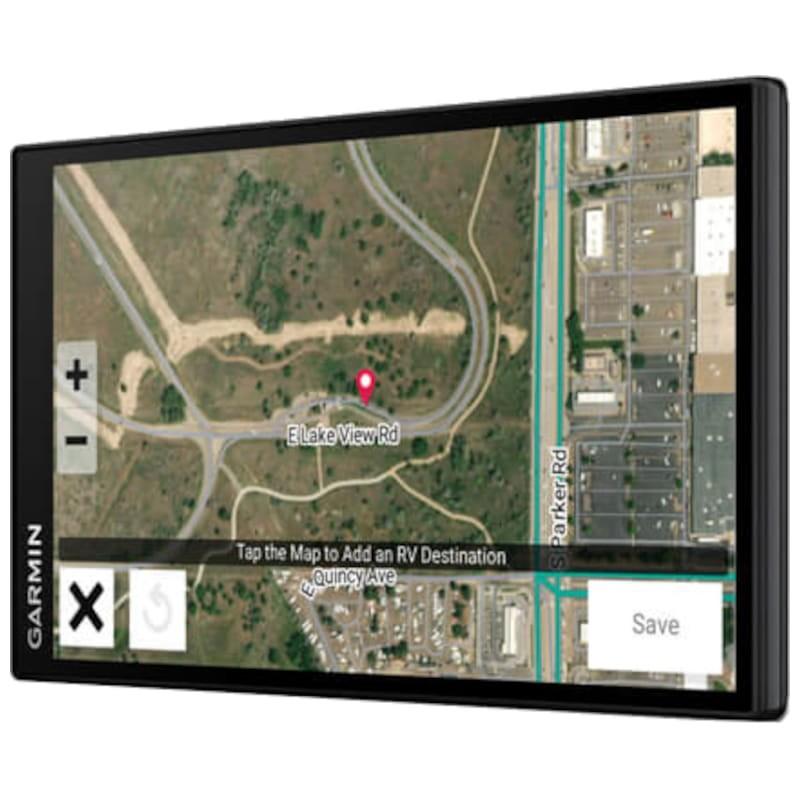 Garmin Camper 795 Noir - Navigateur pour camping-car Vue avant côté gauche