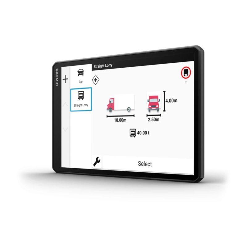 Navigateur pour camions Garmin dezl LGV1020 avec une autonomie de 2 heures