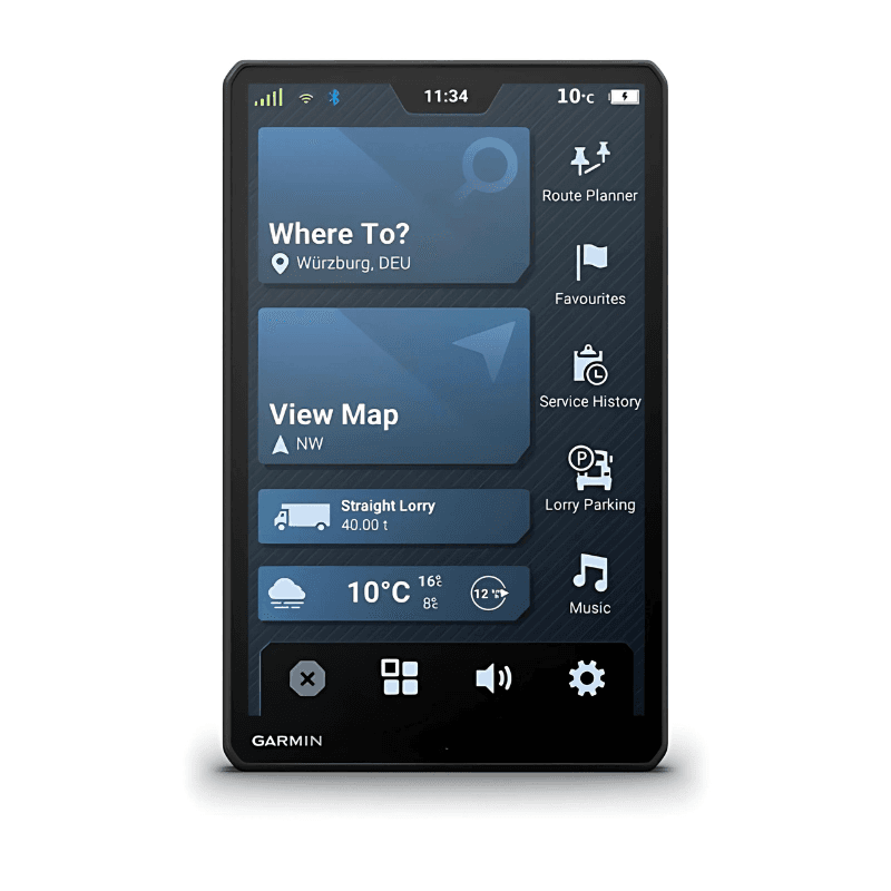 Navigateur pour camions Garmin dezl LGV1020 avec connectivité Bluetooth