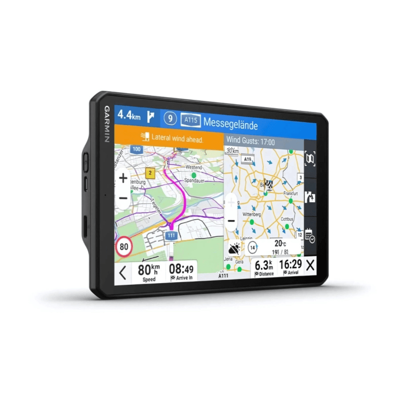 Perspectiva del Navegador para camiones Garmin dezl LGV820