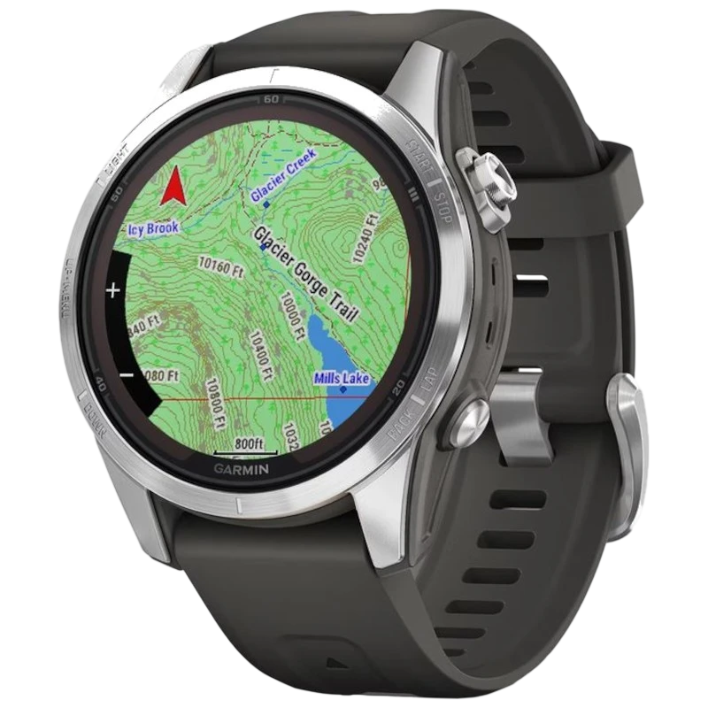 Garmin Fenix 7S Pro Solar 42 mm Plata - Reloj inteligente - Desprecintado