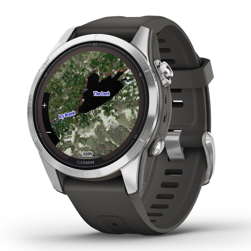 Mapas de Garmin Fenix 7S Pro Solar 42 mm Plata – Reloj inteligente