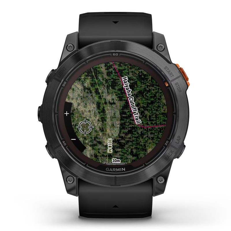 Frontale de Garmin fénix 7X Pro Solar 51 mm Gris - Montre intelligente