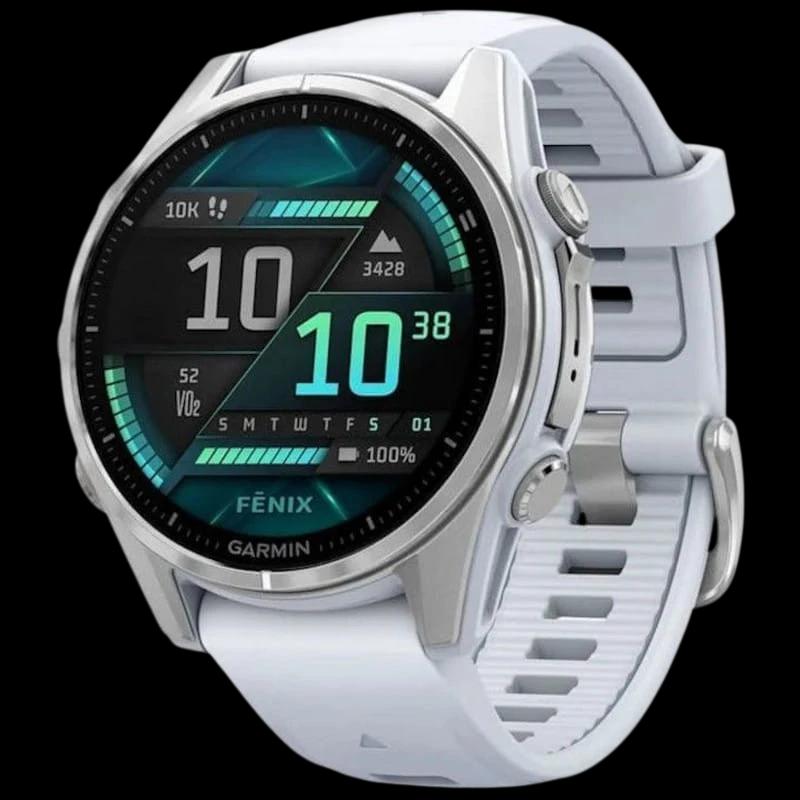 Garmin Fenix 8 AMOLED 43mm Acero Blanco - Reloj Inteligente