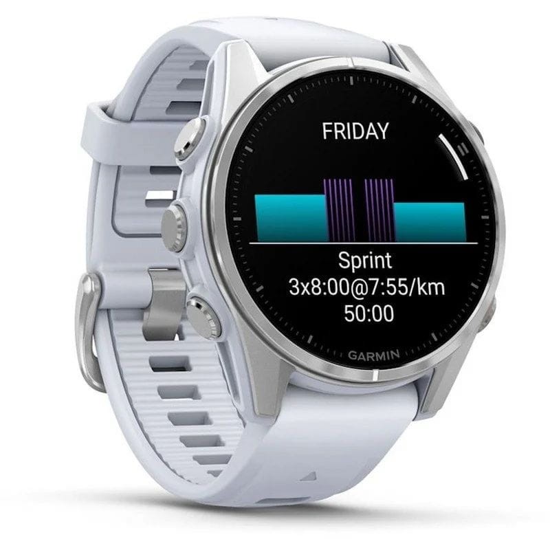 Adaptable Garmin Fenix 8 AMOLED 43mm Acero Blanco - Reloj Inteligente