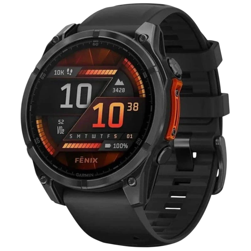 Garmin Fenix 8 AMOLED 47mm Acero Negro - Reloj Inteligente - Desprecintado