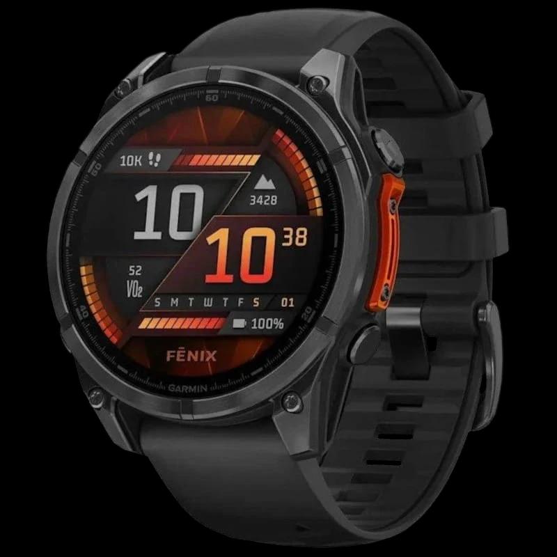 Garmin Fenix 8 AMOLED 47mm Acero Negro - Reloj Inteligente - Desprecintado