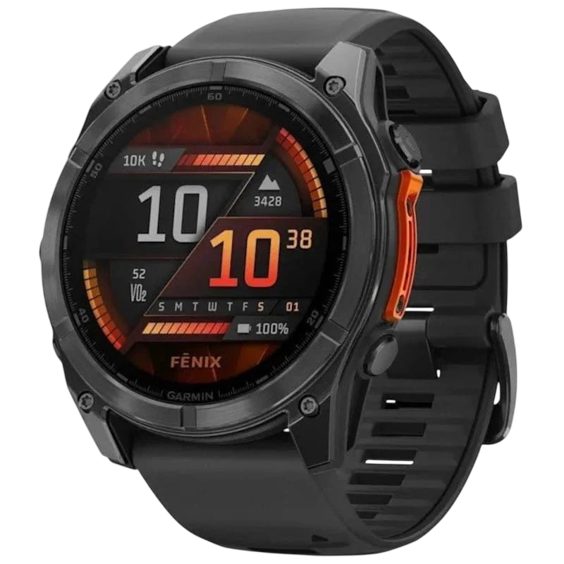 Garmin Fenix 8 AMOLED 51mm Acero Negro - Reloj Inteligente
